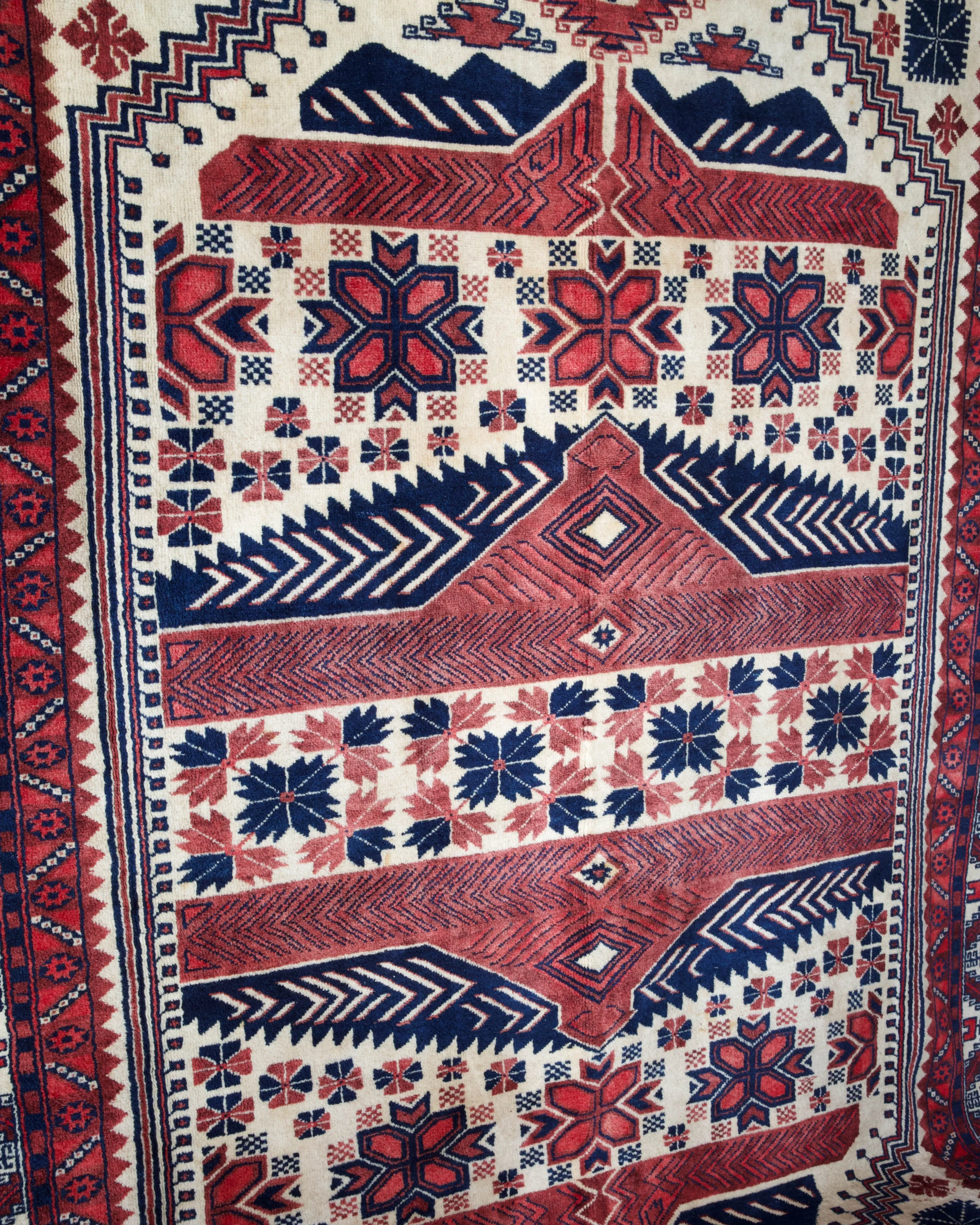 Vintage Balikesir Yagcibedir Rug 8'1'x12'6"