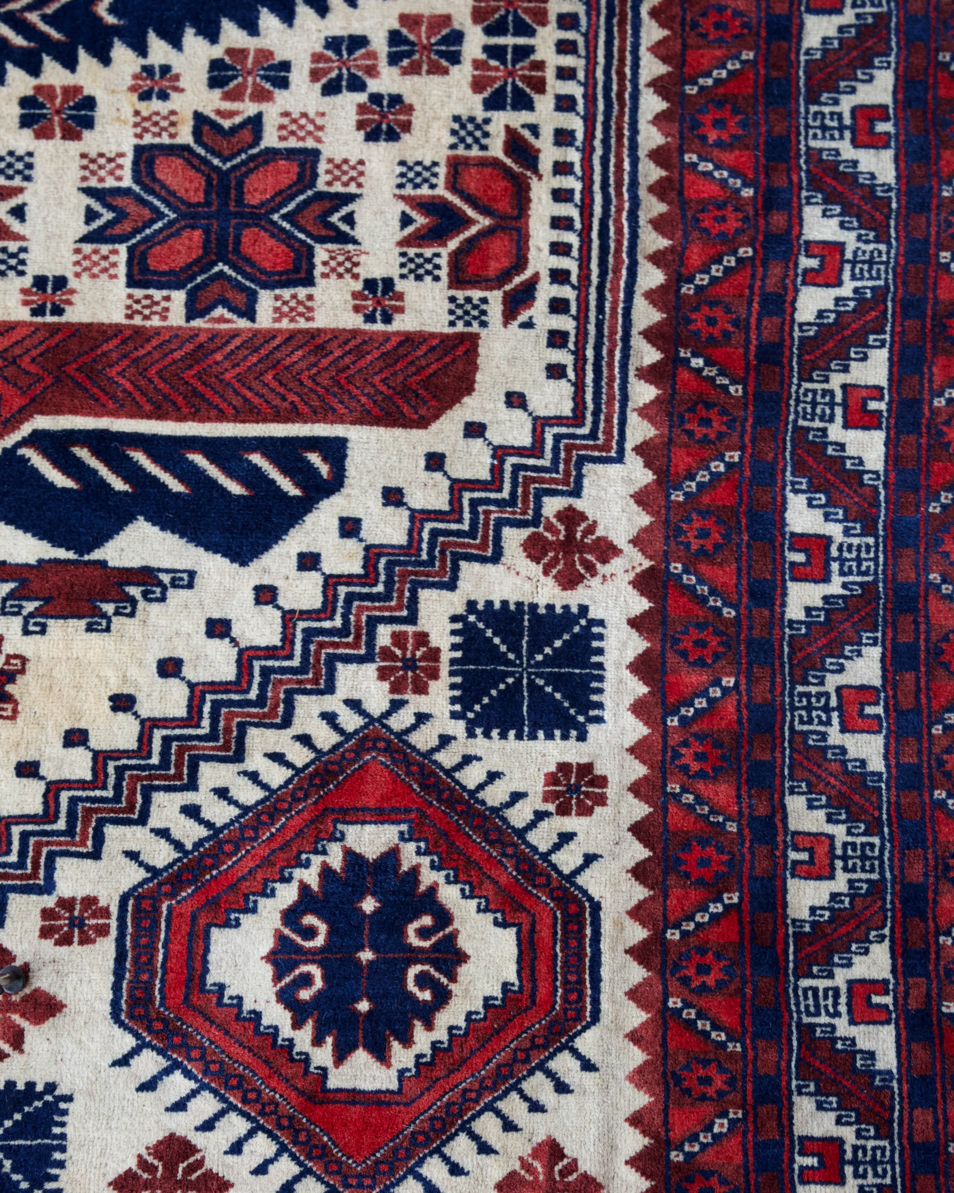 Vintage Balikesir Yagcibedir Rug 8'1'x12'6"
