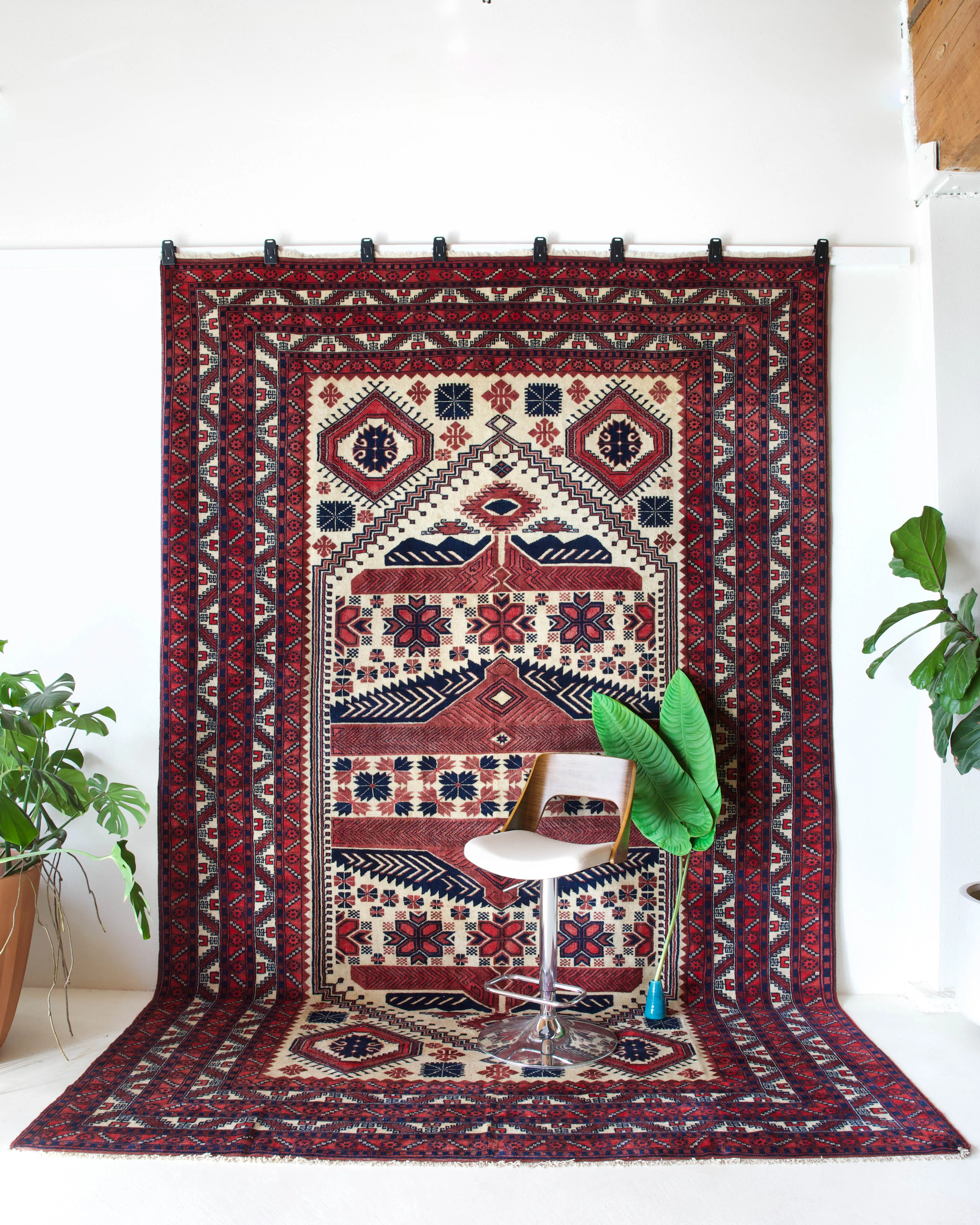Vintage Balikesir Yagcibedir Rug 8'1'x12'6"
